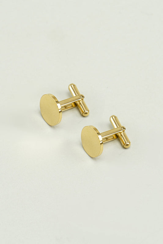 Men's Golden Tuxedo Cufflinks