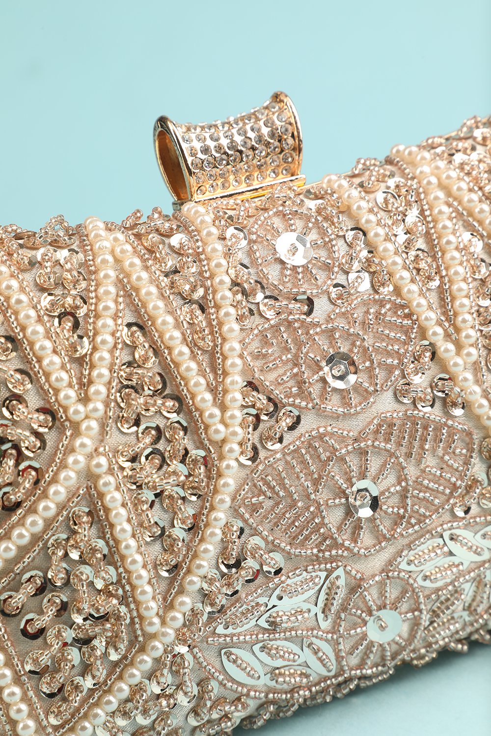 Sac à main brodé de perles Reto