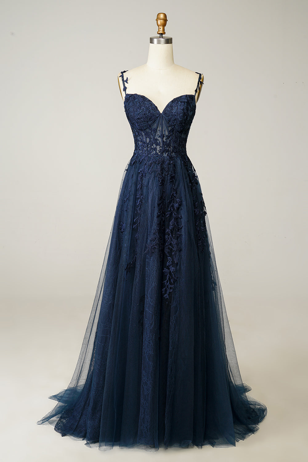 Robe de bal longue évasée rose vif à épaules dénudées avec appliques