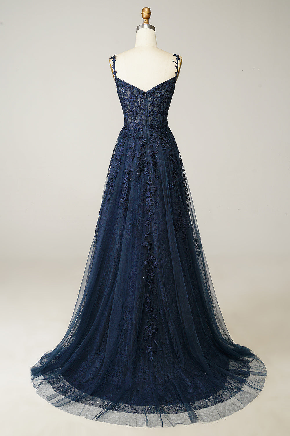 Robe longue de bal rose vif avec appliqués, épaules dénudées