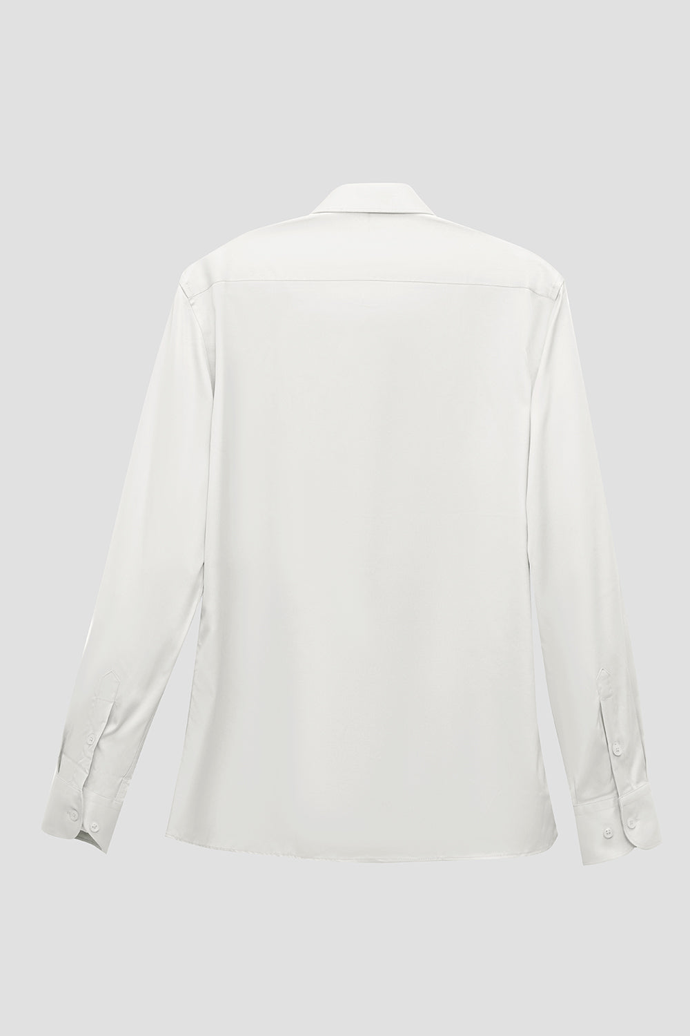 Chemise de costume homme manches longues blanche unie