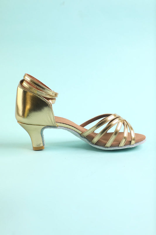 Sandalias Doradas de Mujer