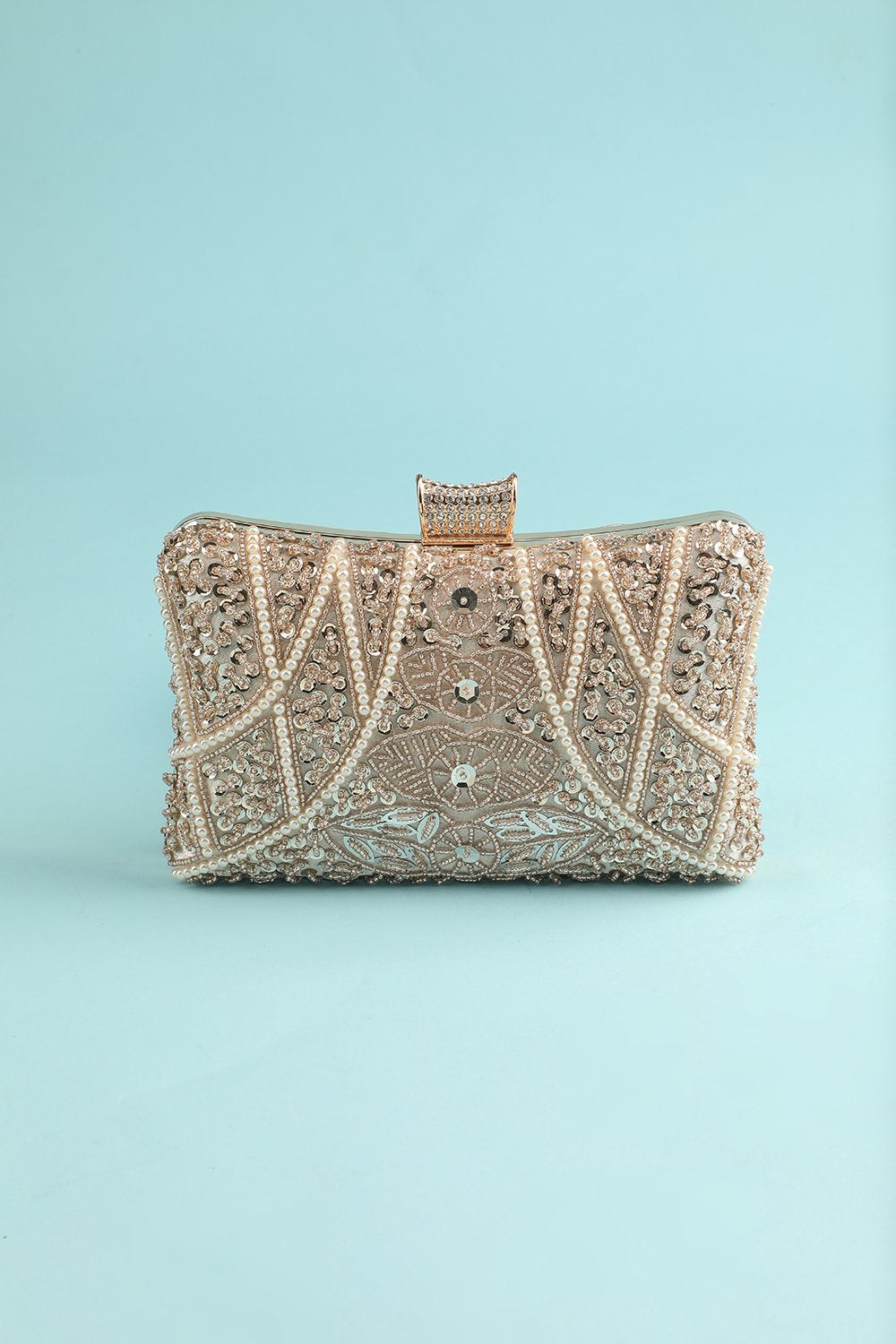 Sac à main brodé de perles Reto
