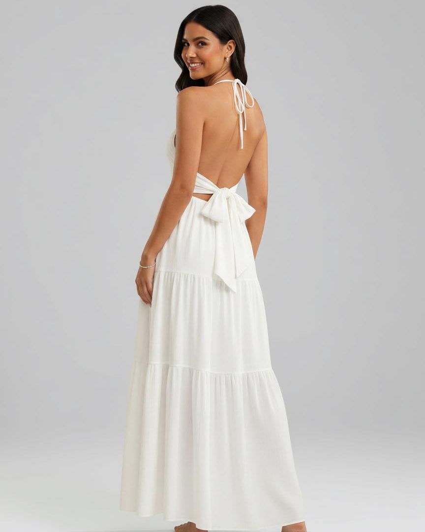 Summer Muse™ Essential Tank Maxi Dress - Sleeveless A-Line Beach Vacation Dress | Minimalist Loose-Fit