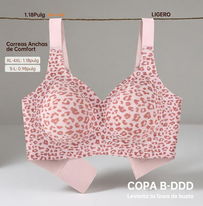 Sujetador estilo soporte suave Verano Muse™ Jelly con lencería con estampado de leopardo