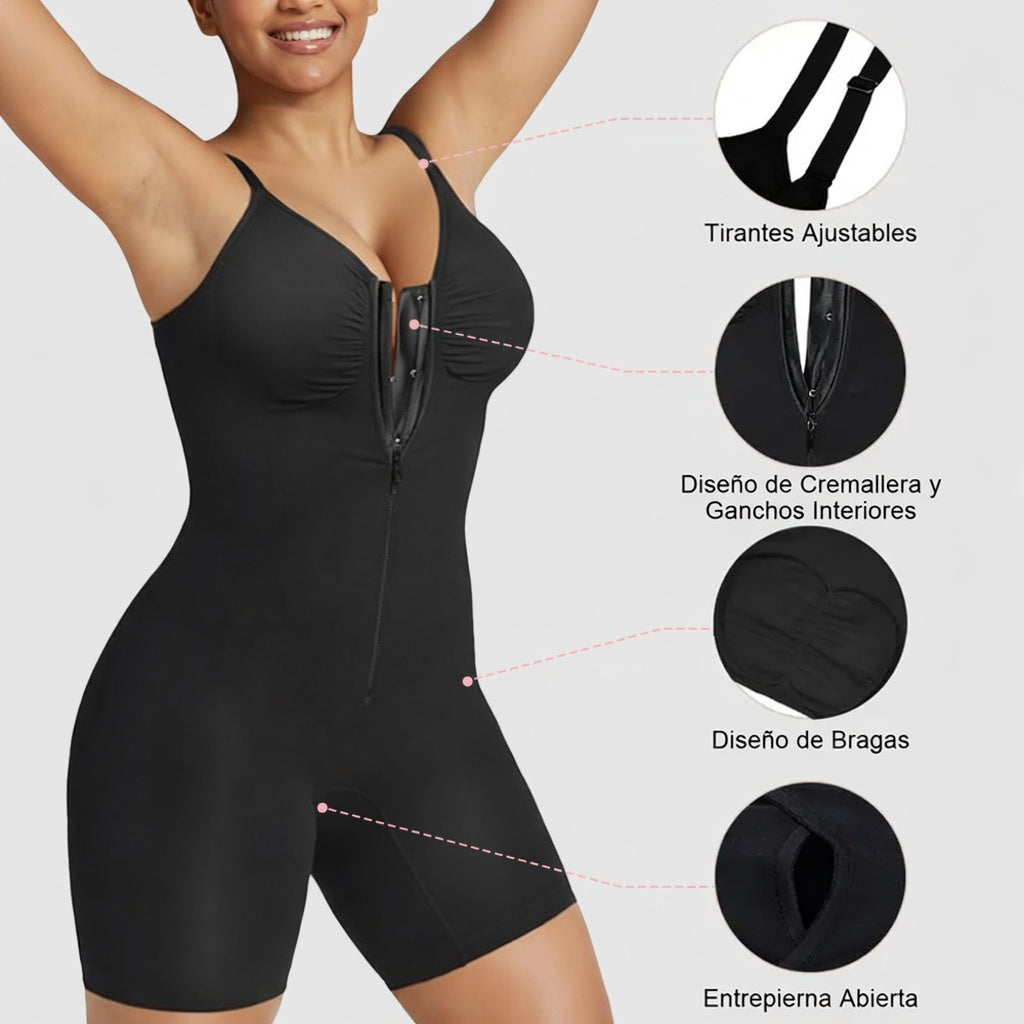 Verano Muse™ Bodysuit Moldeador Sin Costuras con Cierre | Control Abdominal