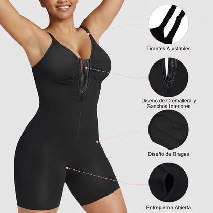 Verano Muse™ Bodysuit Moldeador Sin Costuras con Cierre | Control Abdominal
