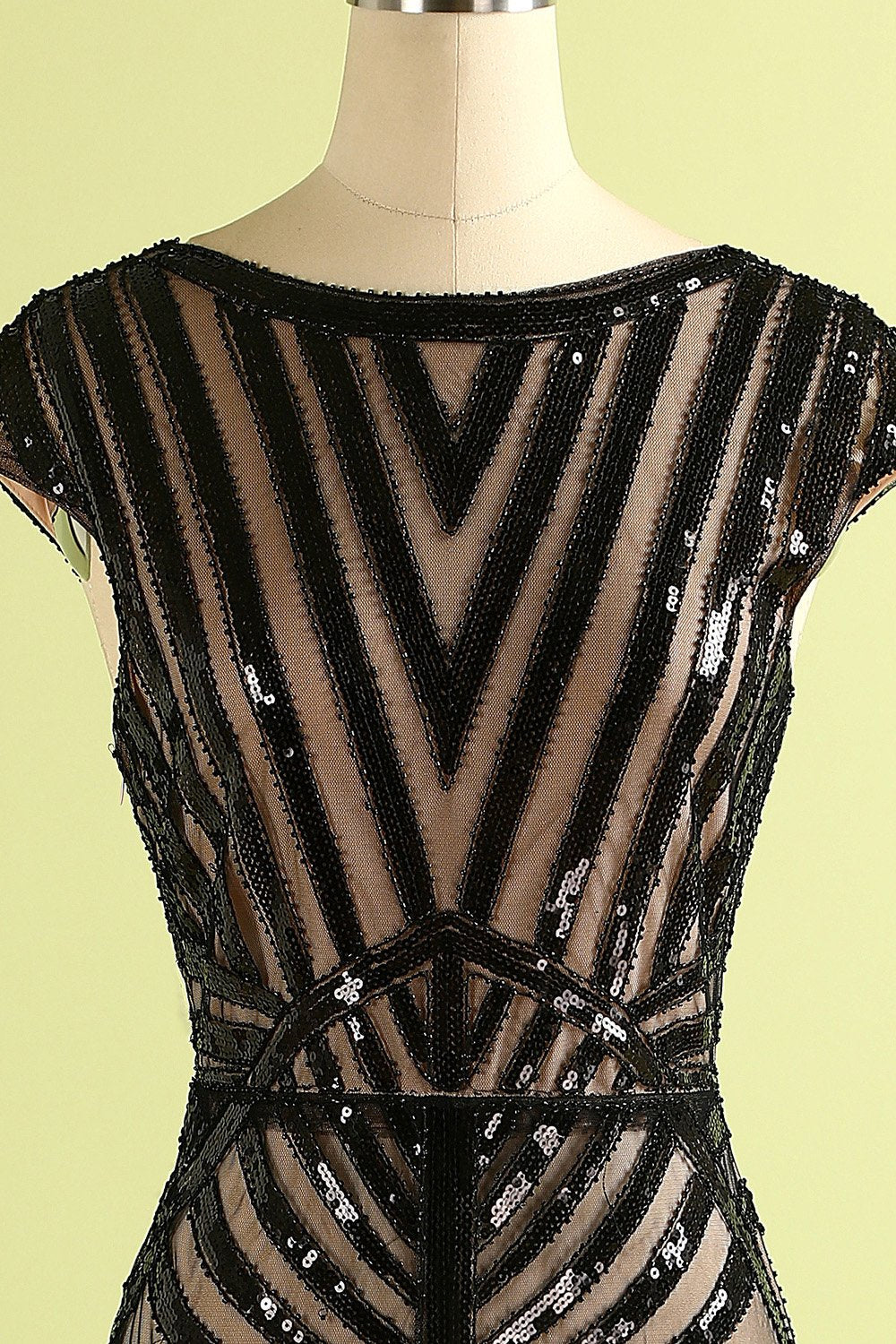 Robe sirène pailletée des années 20