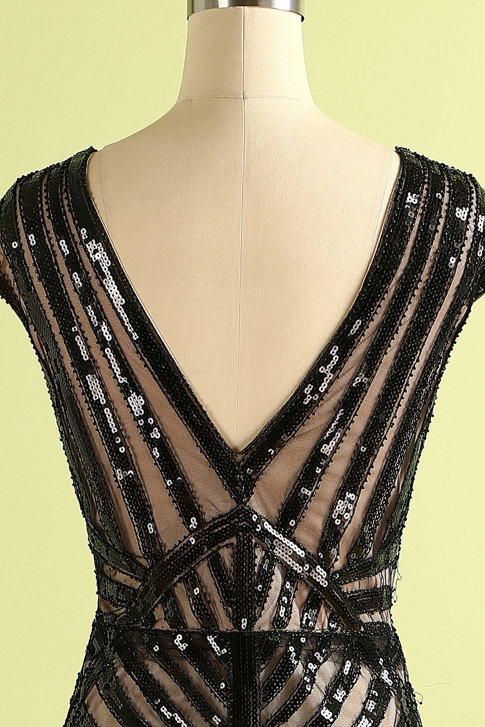 Robe sirène pailletée des années 20