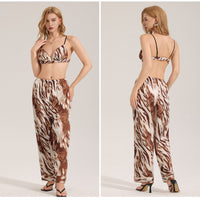 Golden Brown Leopard Print