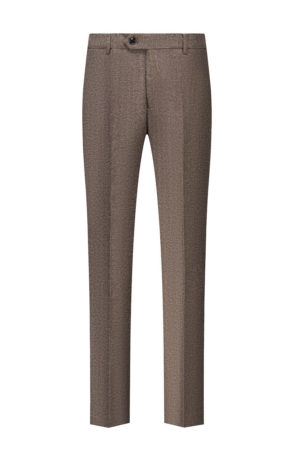 Brown 3 Pieces Men's Suit Slim Fit Groomsmen Suit