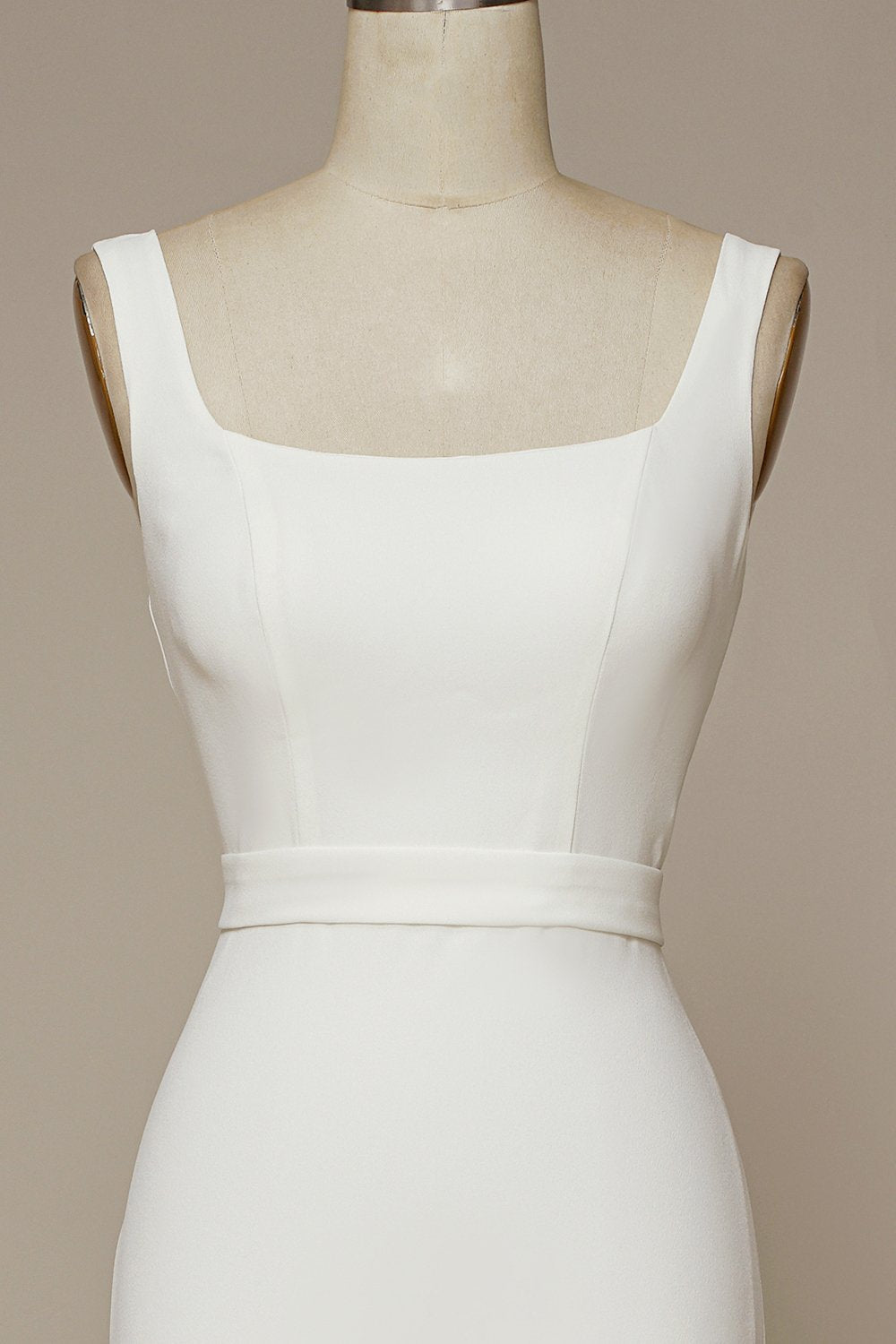 Robe de mariée sirène à encolure carrée