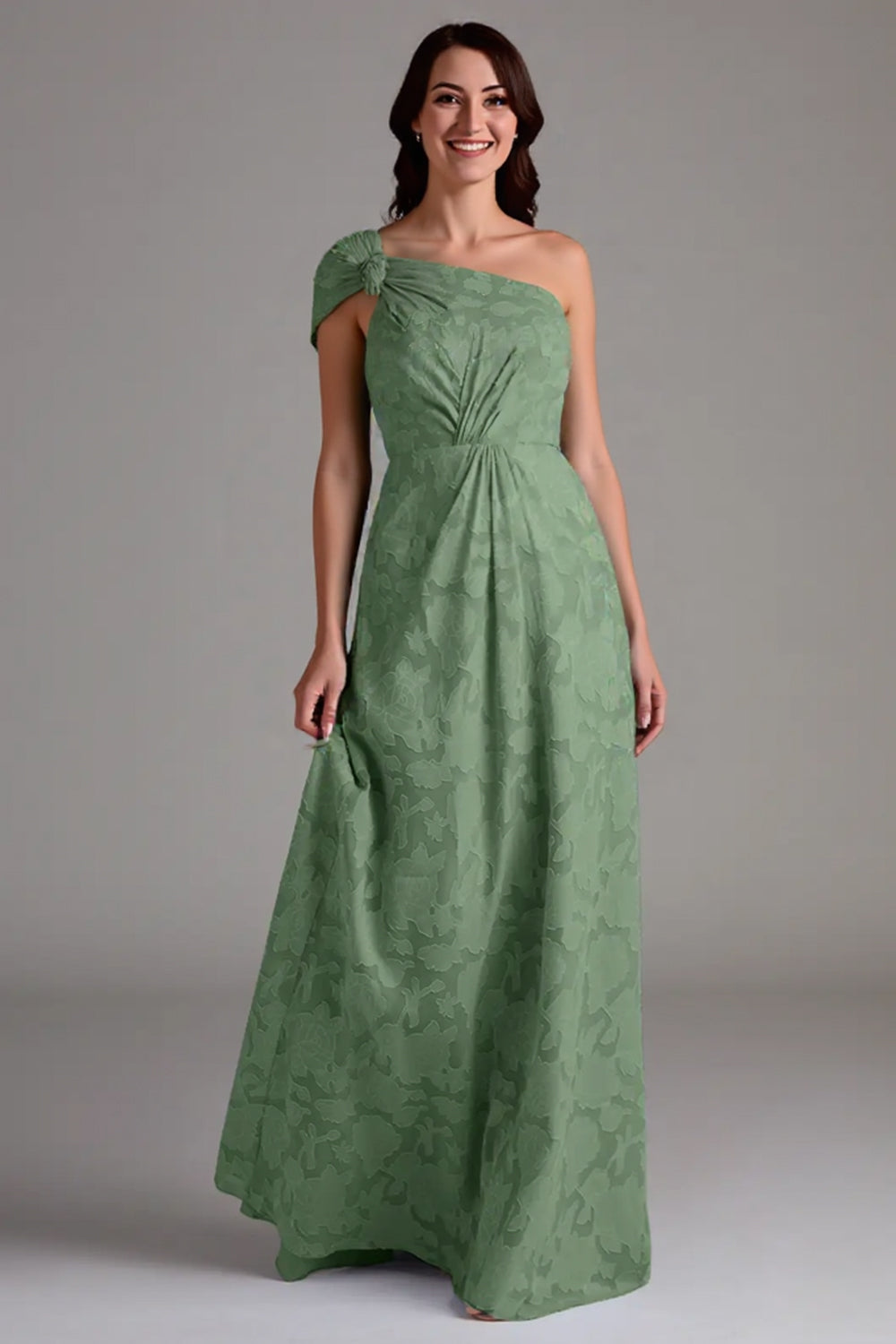 Robe de chœur longue coupe trapèze bleu marine à épaules dénudées