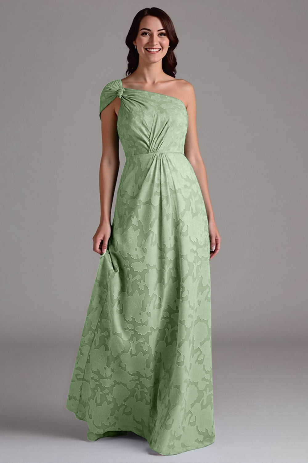 Robe de chœur longue coupe trapèze bleu marine à épaules dénudées