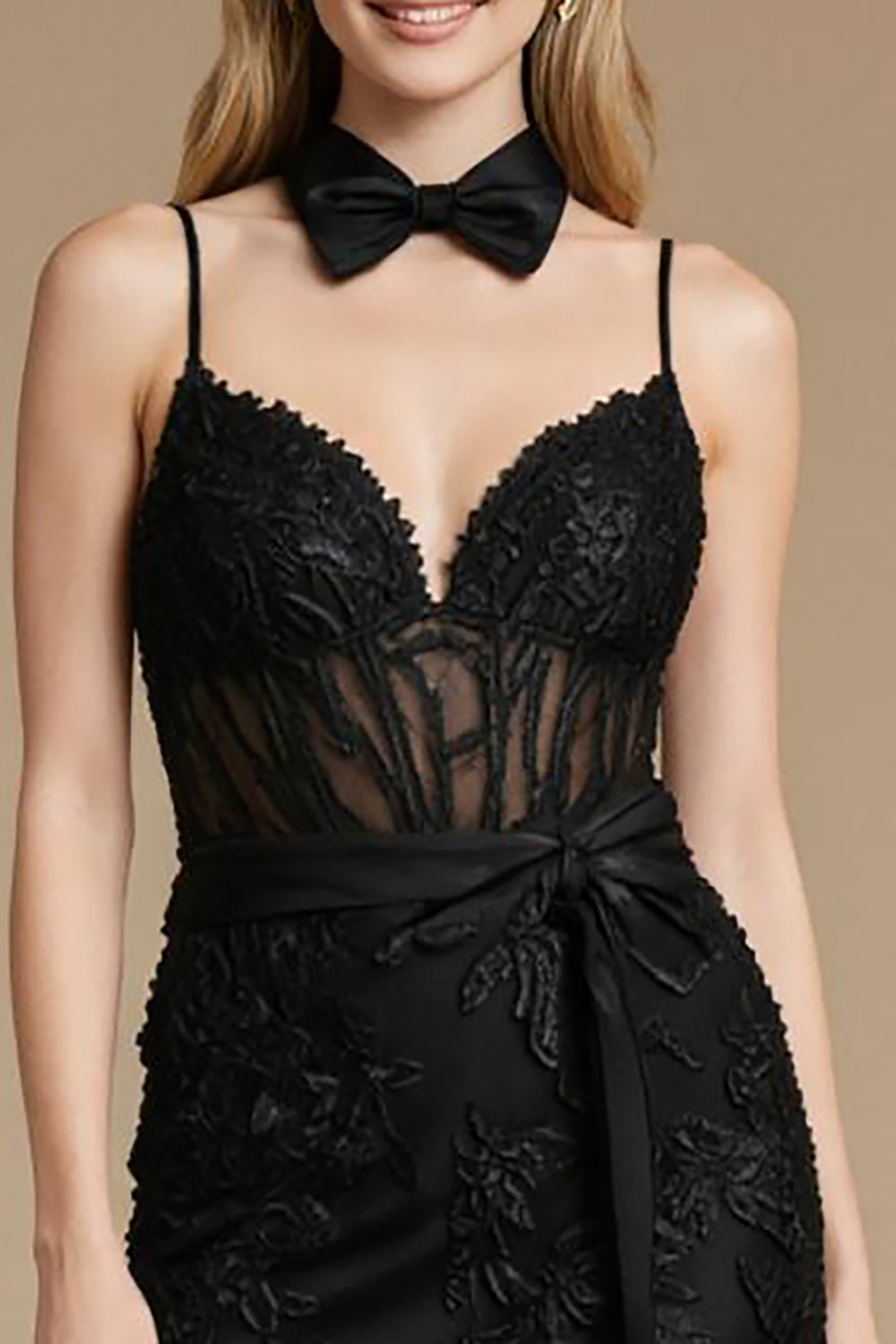 Black Corset Floral Spaghetti Straps A Line Short Cocktail Dress