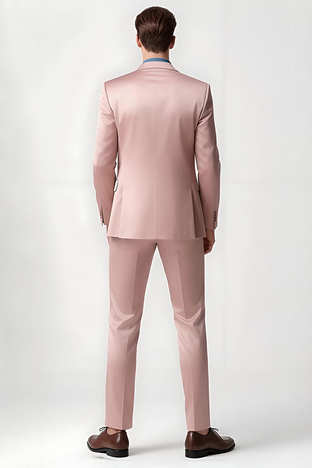 Blush Peak Lapel 2 Piece Men's Suits