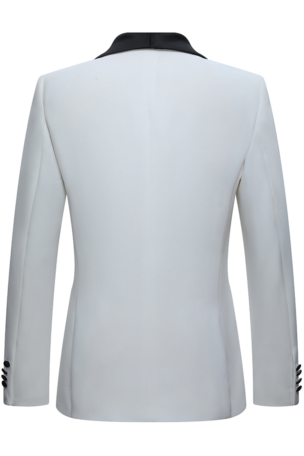 White Shawl Lapel One Button 2 Piece Men's Suits