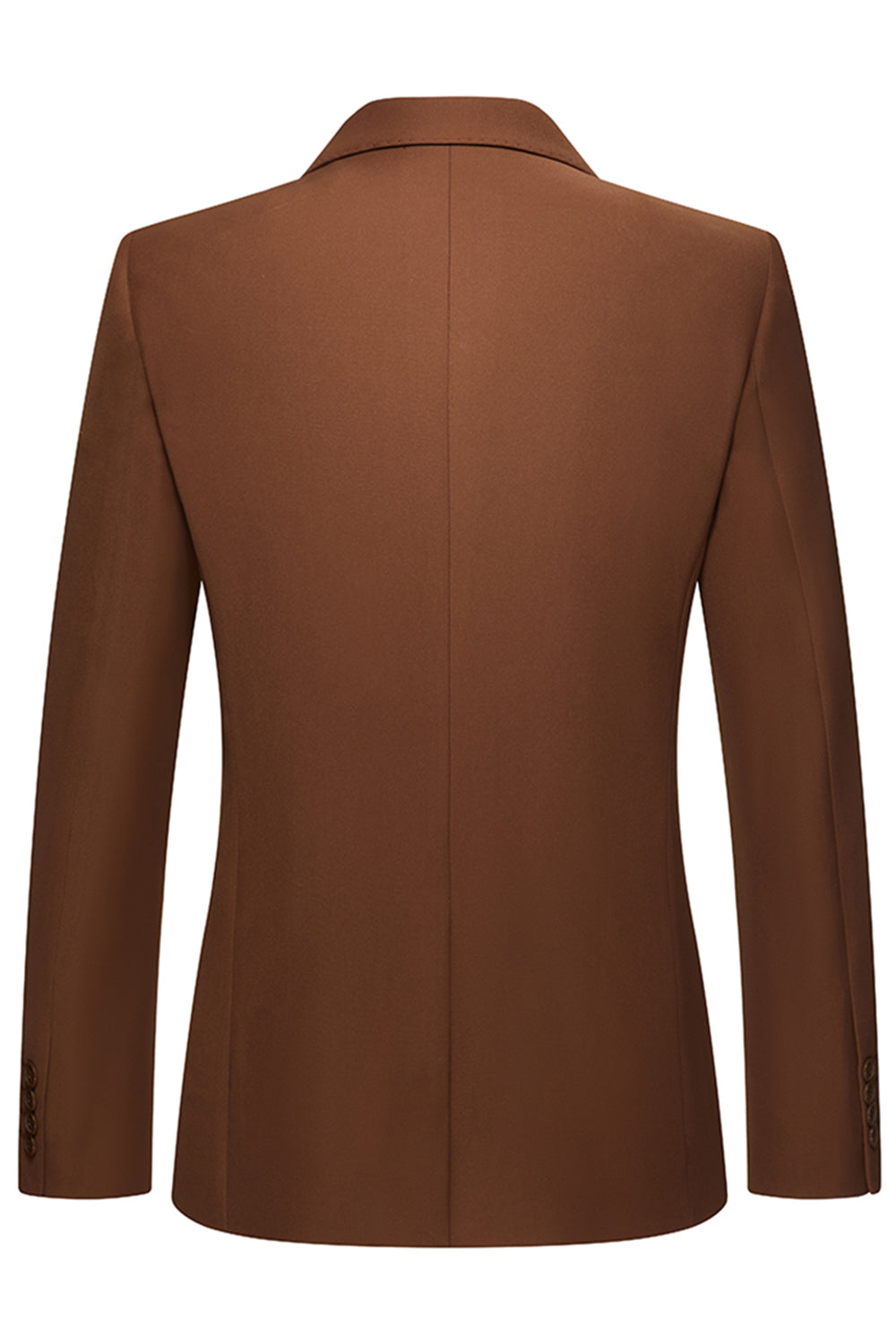 Costumes de cérémonie pour homme, 2 pièces, coupe ajustée, à revers pointus et double boutonnage, de couleur kaki