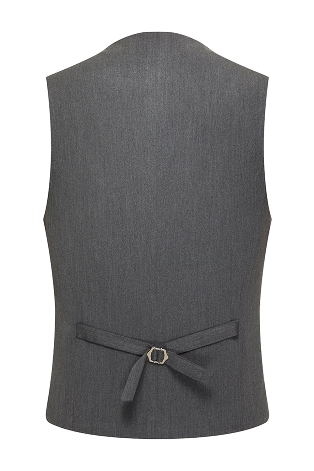 Costumes gris 3 pièces à revers crantés pour hommes