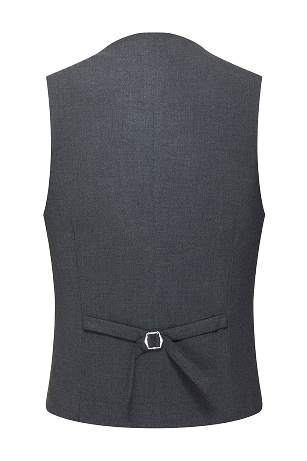 Slim Fit Peak Lapel Men's 3 Piece Grey Suits