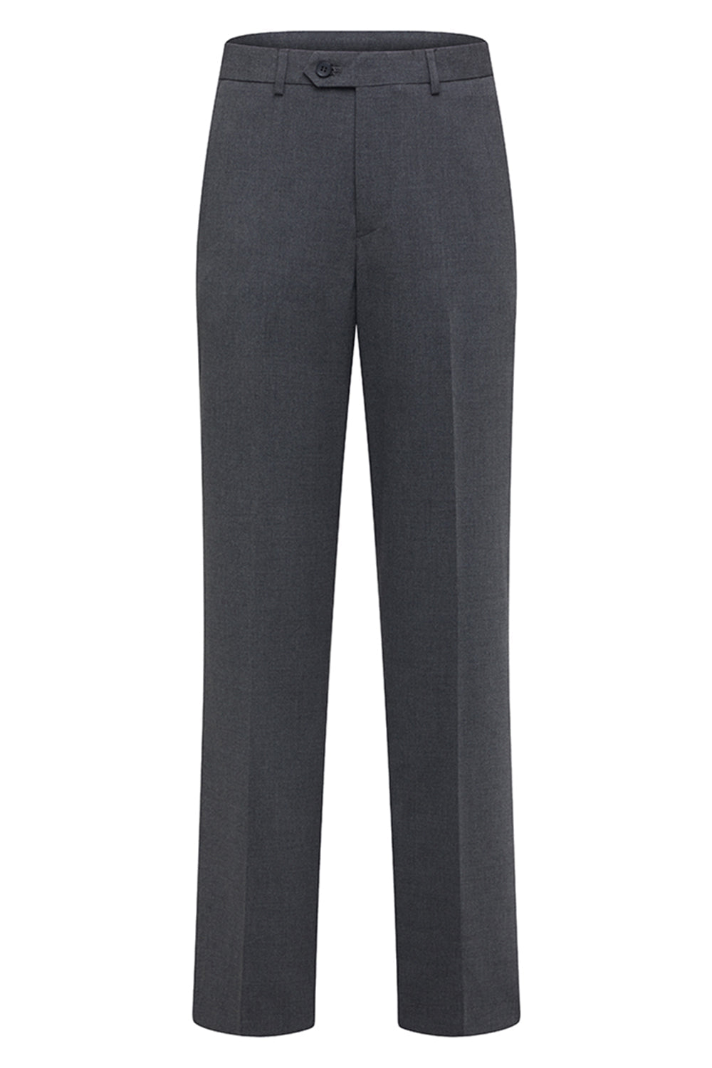 Slim Fit Peak Lapel Men's 3 Piece Grey Suits