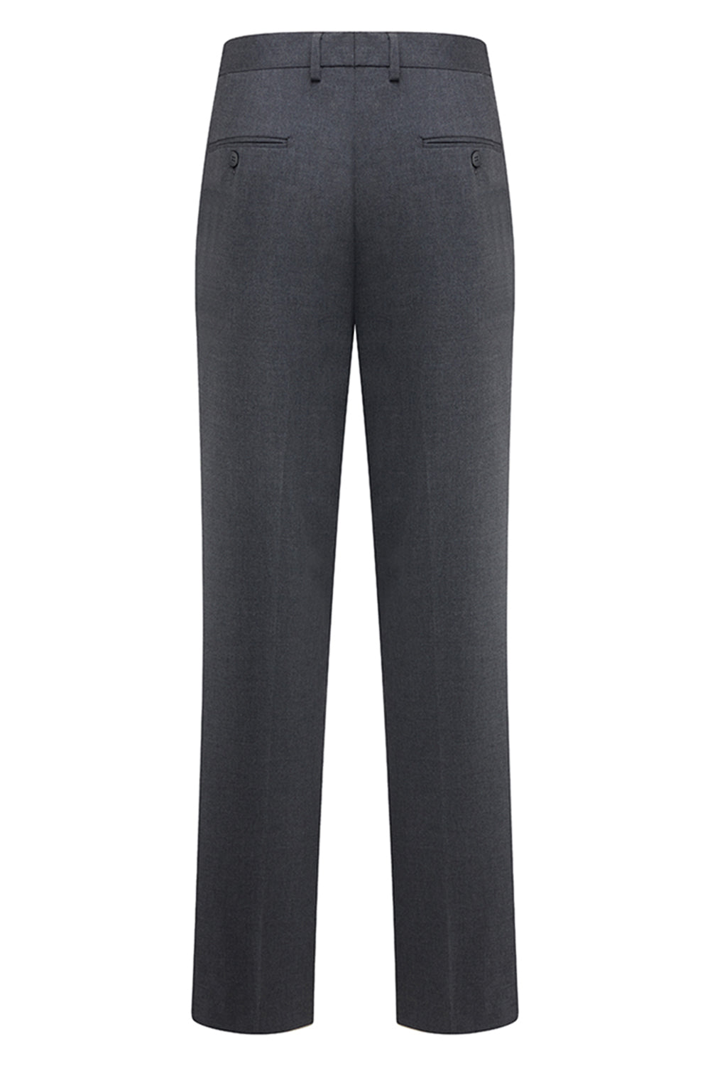Slim Fit Peak Lapel Men's 3 Piece Grey Suits
