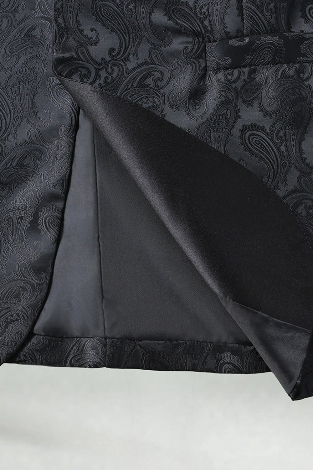 Black Shawl Lapel Single Buckle Men's Prom Blazer