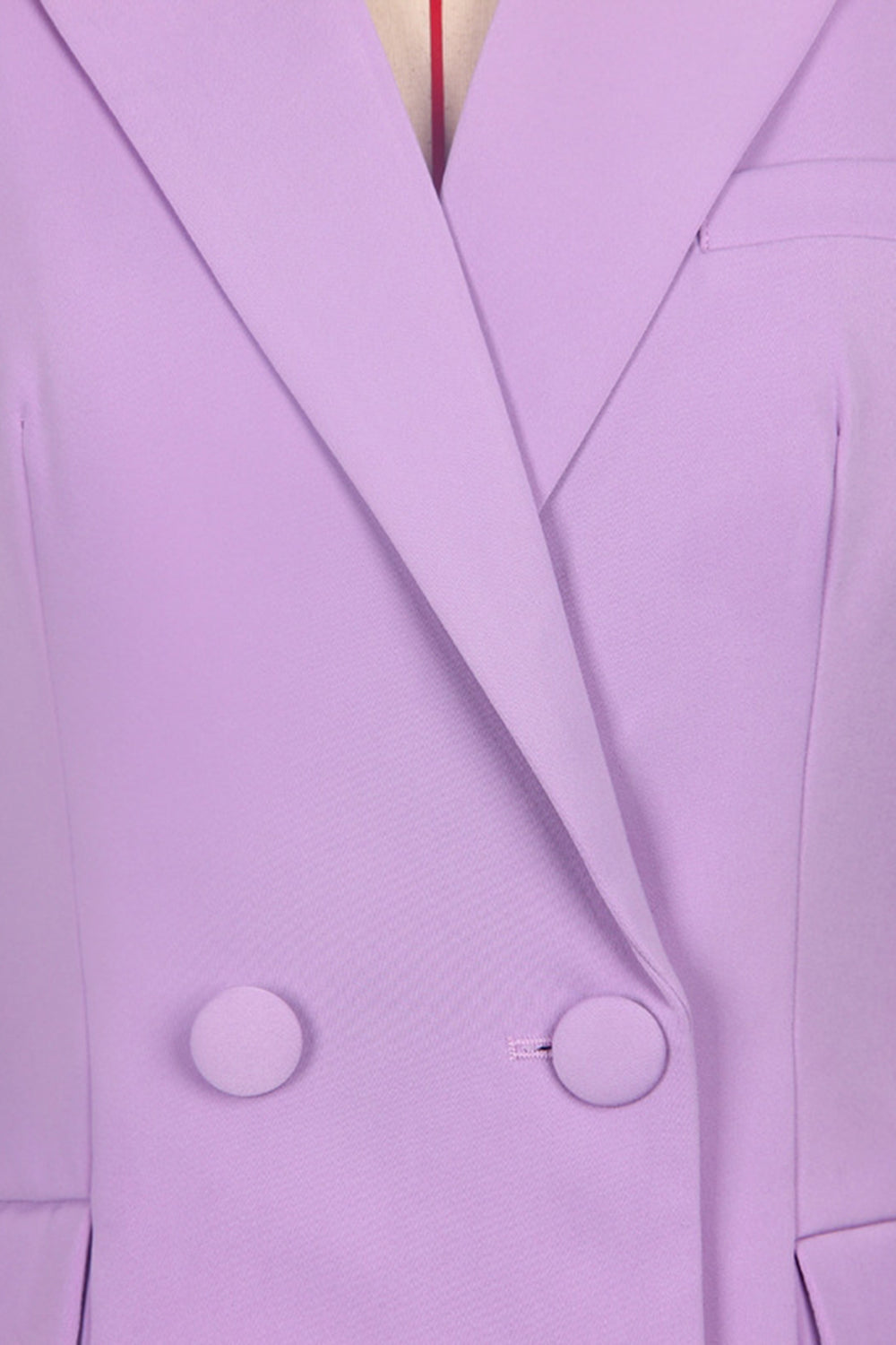 3-Piece Purple Peak Lapel Double Breasted Women's Prom Suit