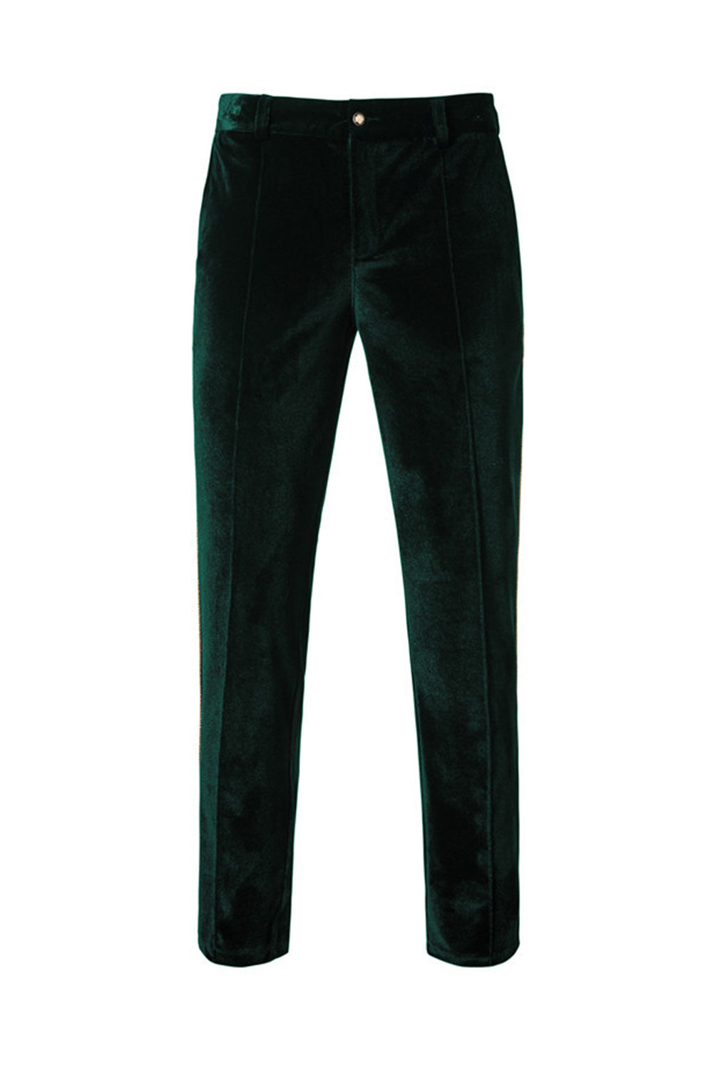 Black Velvet Notched Lapel Double-Breasted Men's Suits