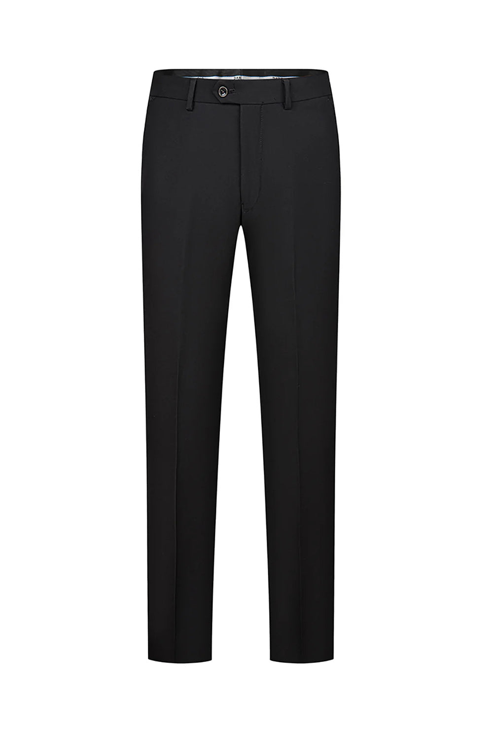 Black Double-Breasted Peaked Lapel 3-Piece Men's Suit