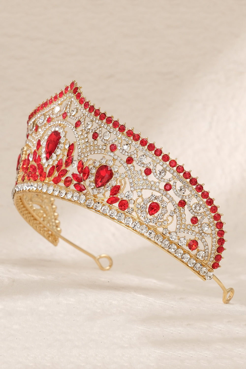 Luxury Crystal Princess Golden Crown Tiara