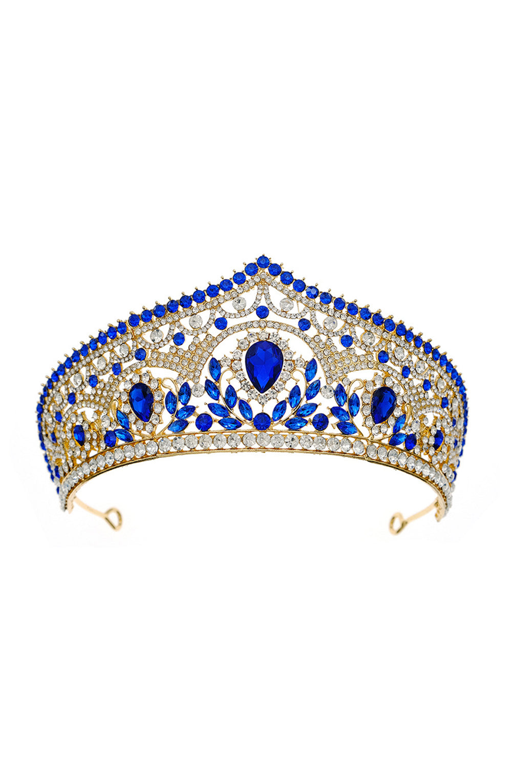Luxury Crystal Princess Golden Crown Tiara