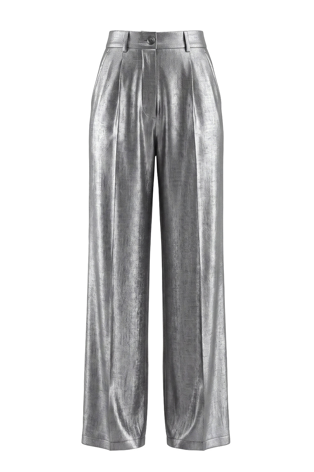 2 Piece Grey Wide Leg Shawl Lapel Prom Suits with Bow