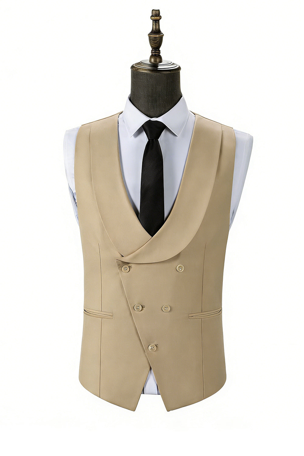 Dark Green 3 Piece One Button Notch Lapel Men's Prom Suits