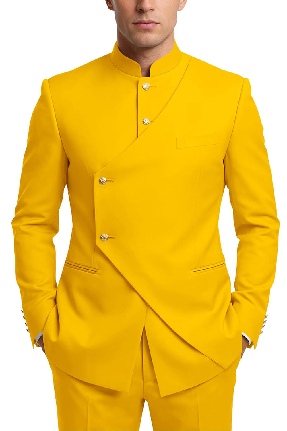Single Breasted Coffee 2 Piece Men's Prom Suits