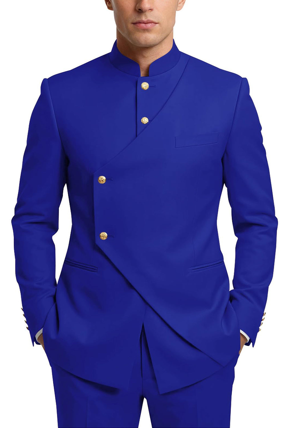 Single Breasted Coffee 2 Piece Men's Prom Suits
