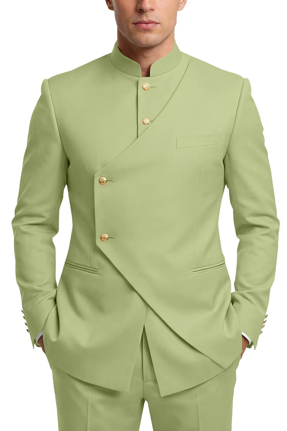 Single Breasted Coffee 2 Piece Men's Prom Suits