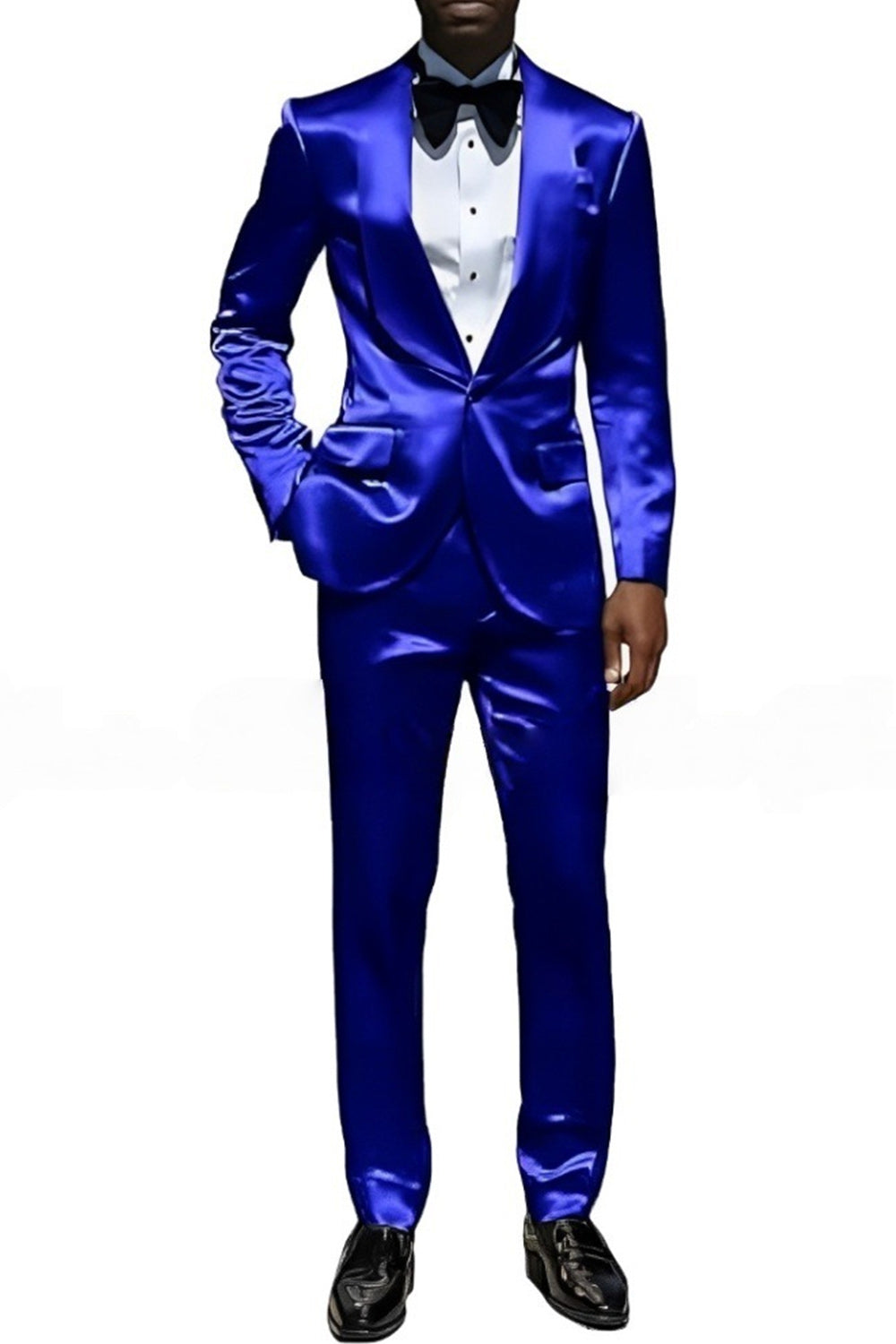 2 Piece Champagne Shawl Lapel One Button Men's Prom Suits