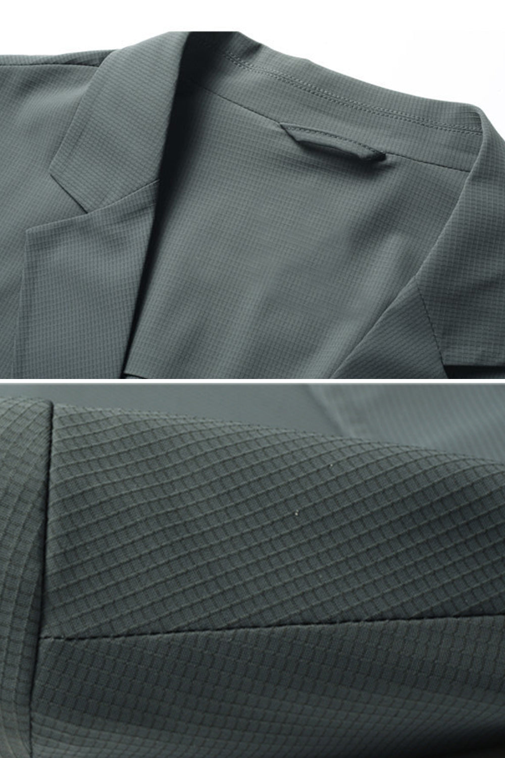 Blazer homme à revers crantés noirs