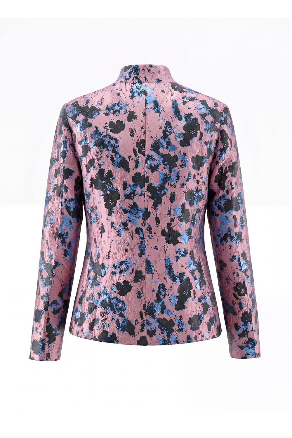 Dusty Green Open-front 2 Piece Slim Fit Floral Women's Suits