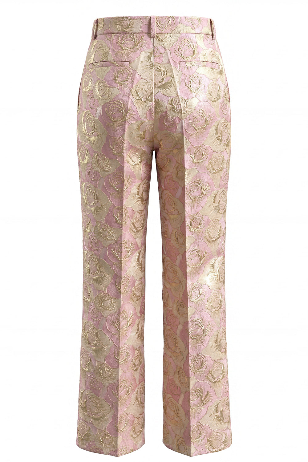 Ensemble deux pièces bleu à revers châle, floral et croisé pour femme avec poches