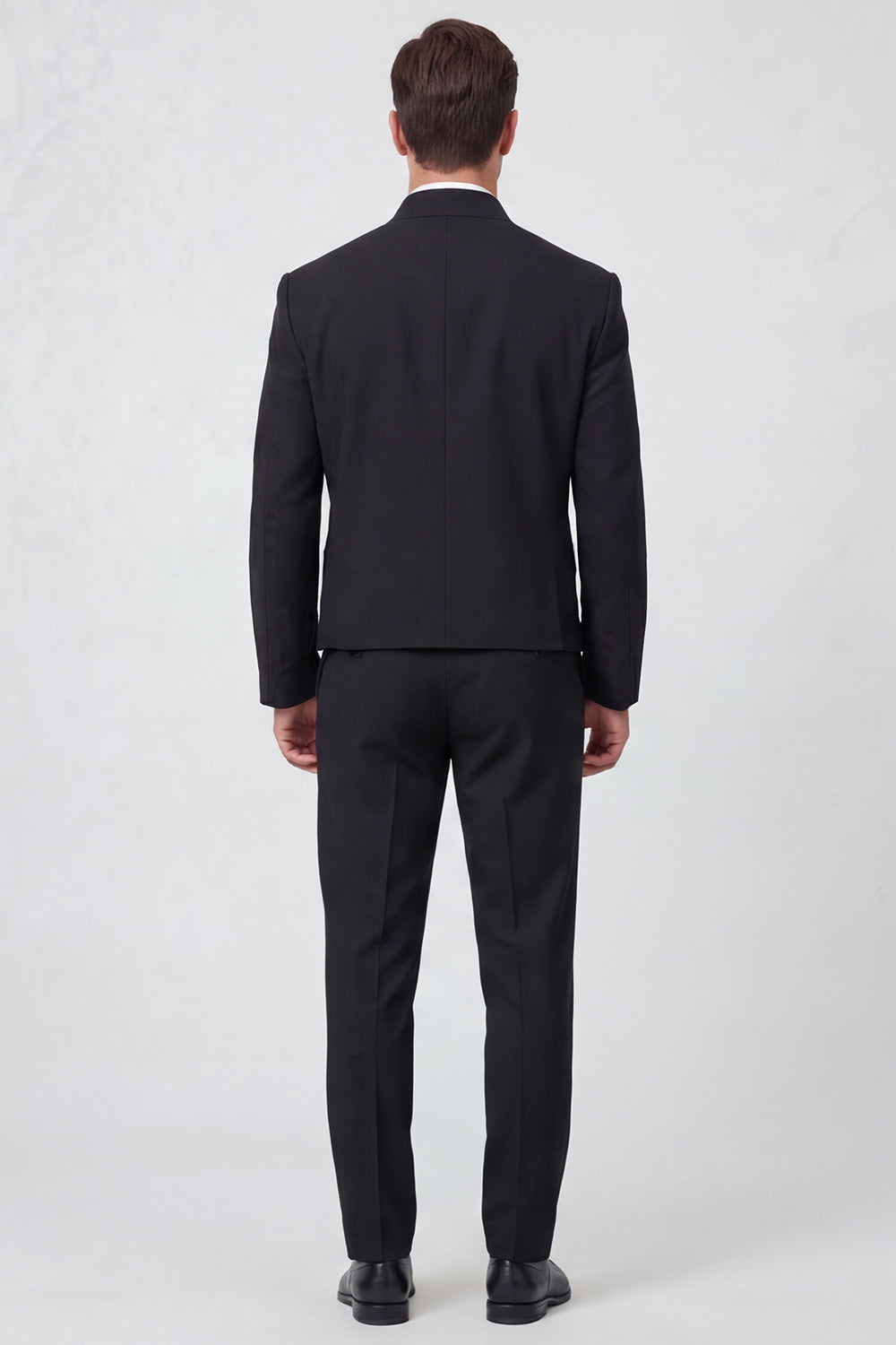 Costume de bal deux pièces noir un bouton pour homme