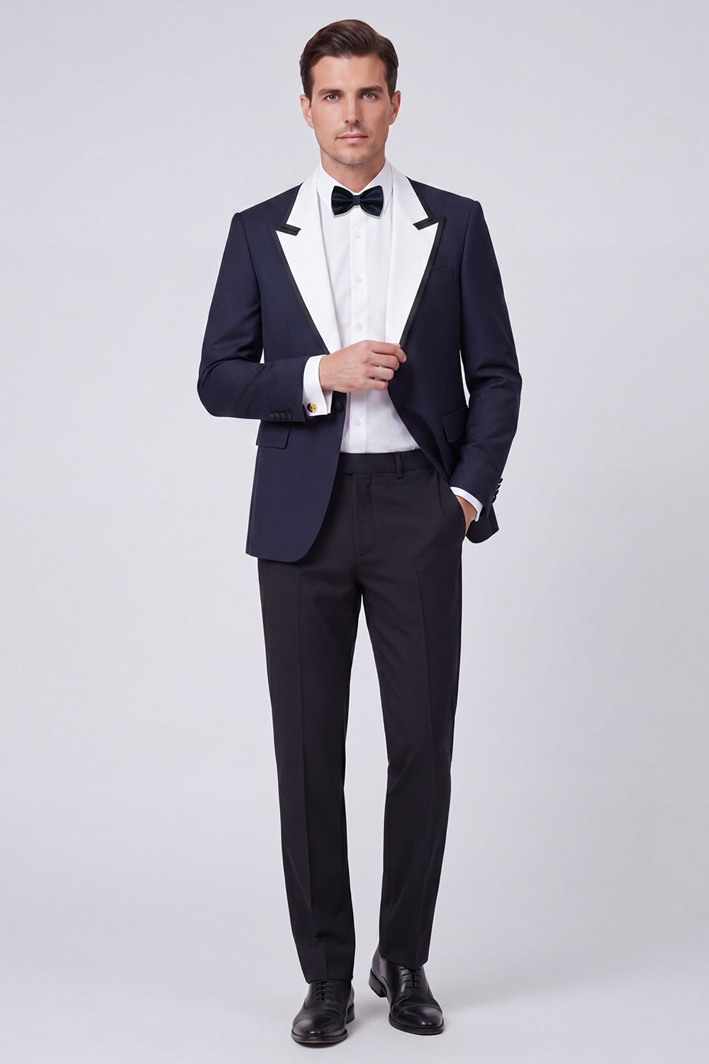 Peak Lapel Red 2-Piece One-Button Men's Prom Suits