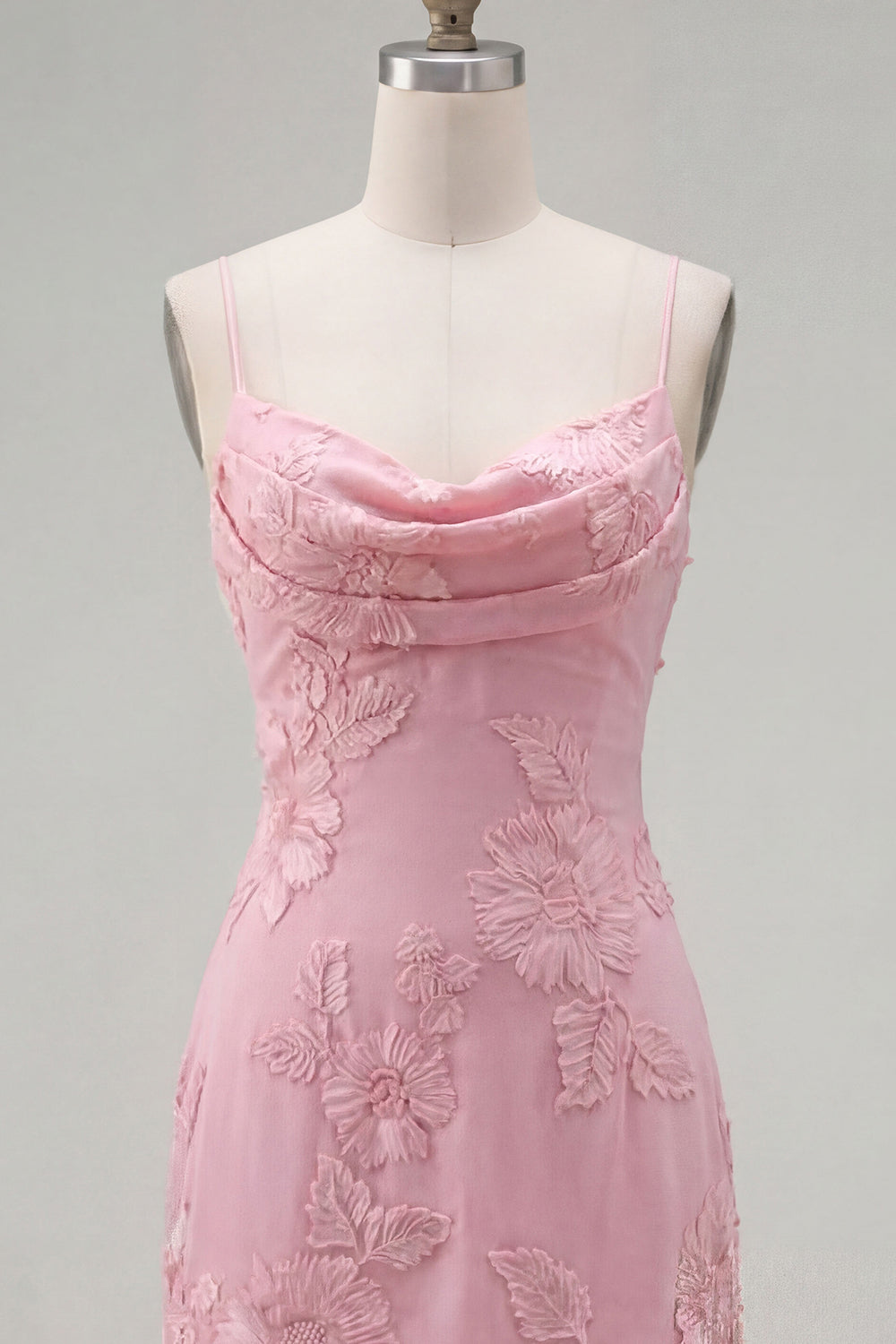 Yellow Bodycon Ruched Spaghetti Straps Floral Embroidery Homecoming Dress