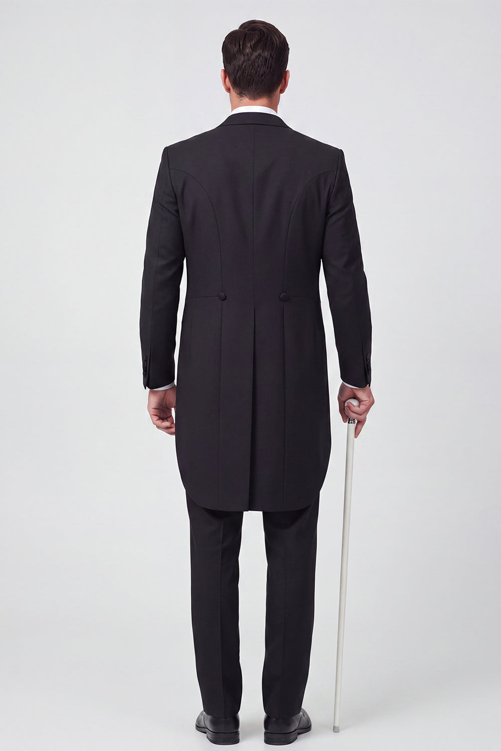 Black Peak Lapel 3 Piece Single Breasted Men's Prom Suits
