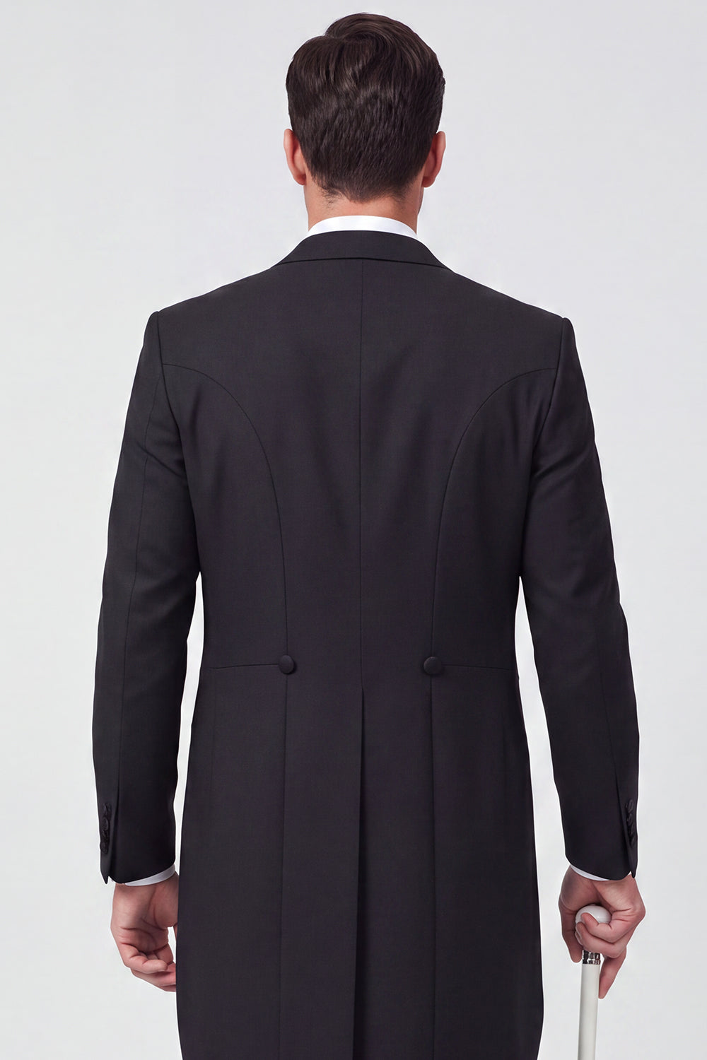 Black Peak Lapel 3 Piece Single Breasted Men's Prom Suits