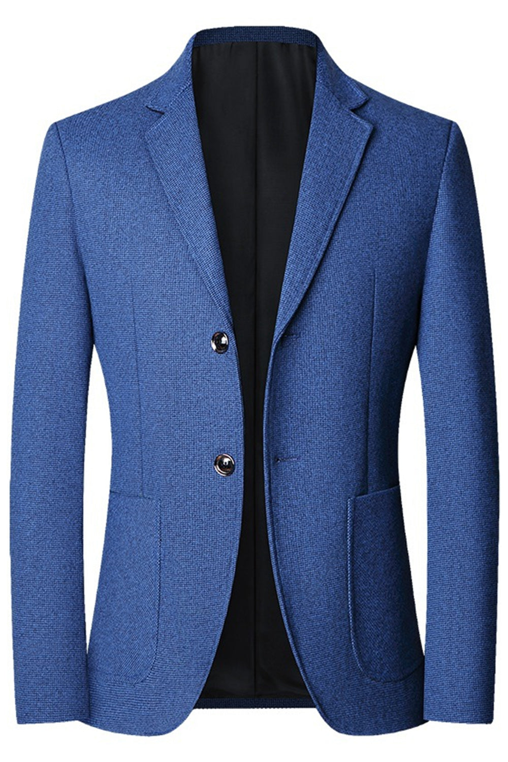 Notch Lapel Brown Single Breasted Men's Prom Blazer