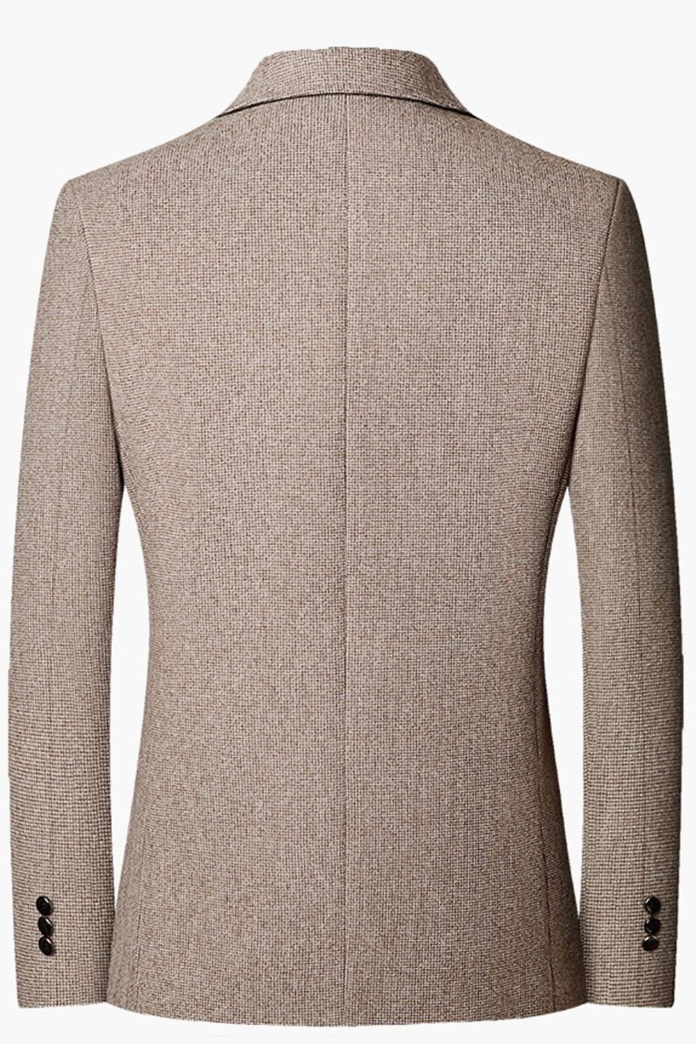 Notch Lapel Brown Single Breasted Men's Prom Blazer