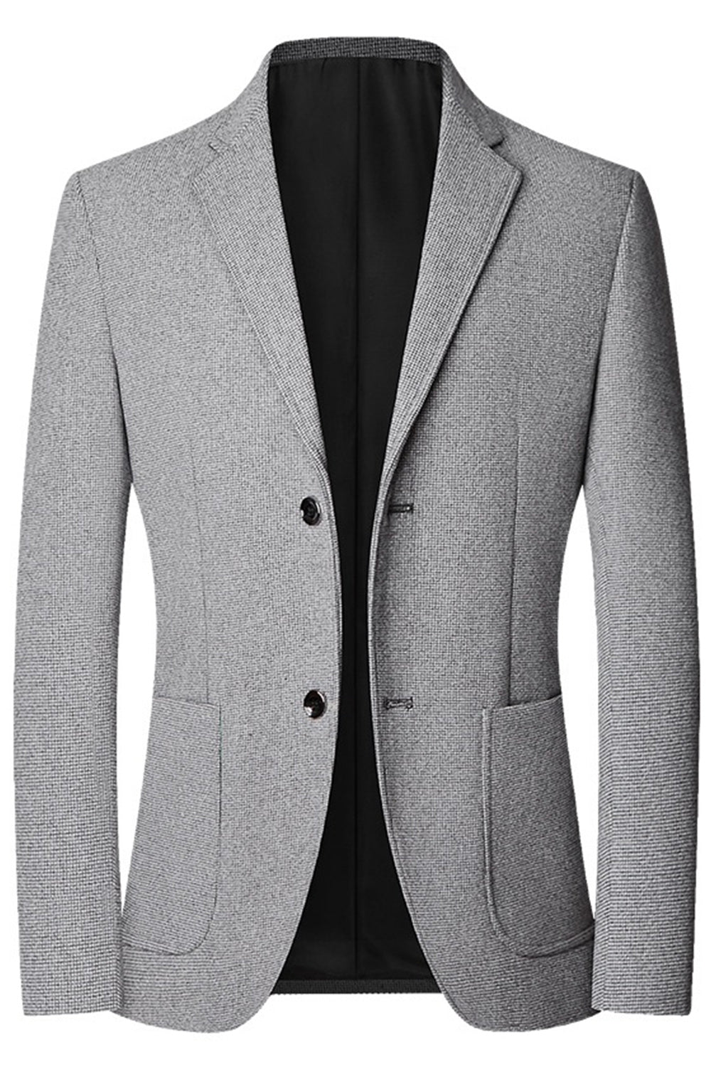 Notch Lapel Brown Single Breasted Men's Prom Blazer
