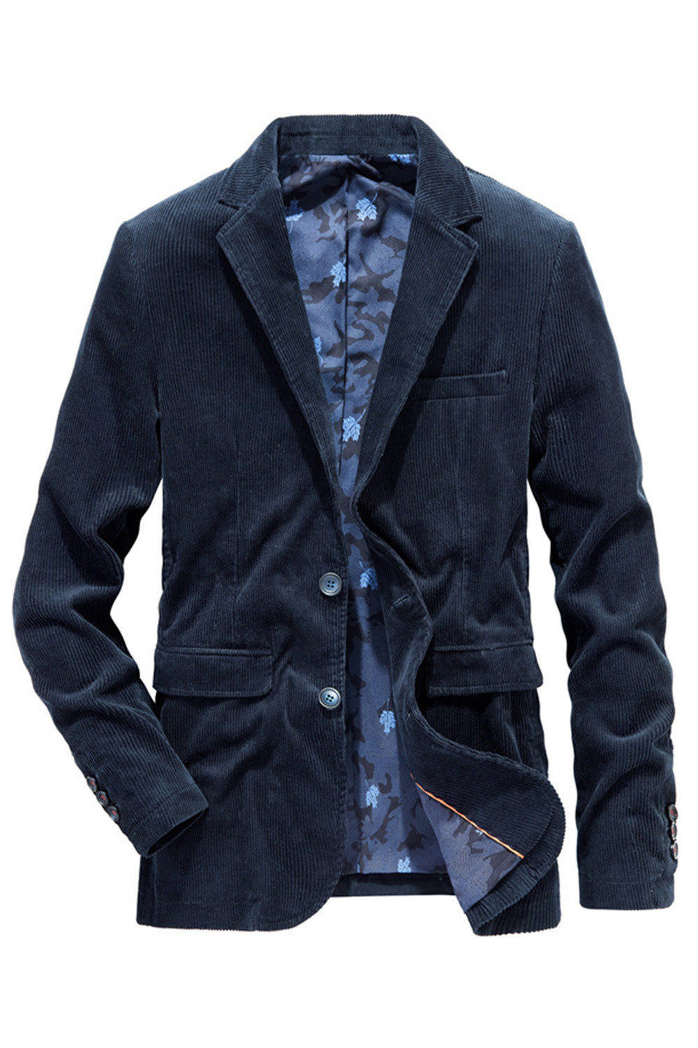 Notch Lapel Brown Single Breasted Men's Prom Blazer